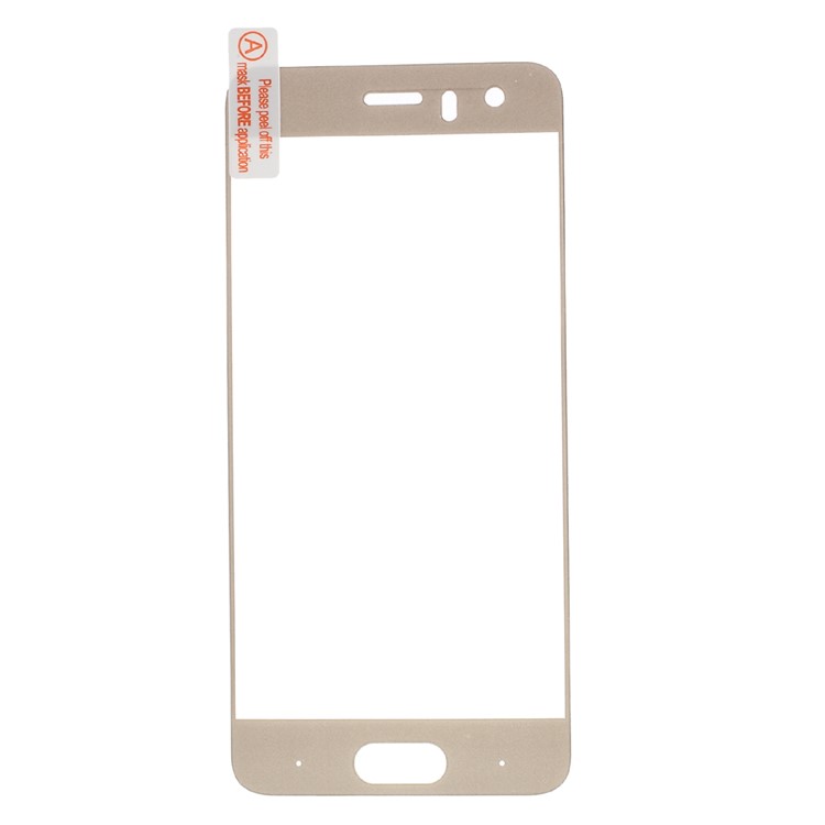 Silk Printing Complete Covered Tempered Glass Screen Protector Film for Huawei Honor 9 - Gold-2