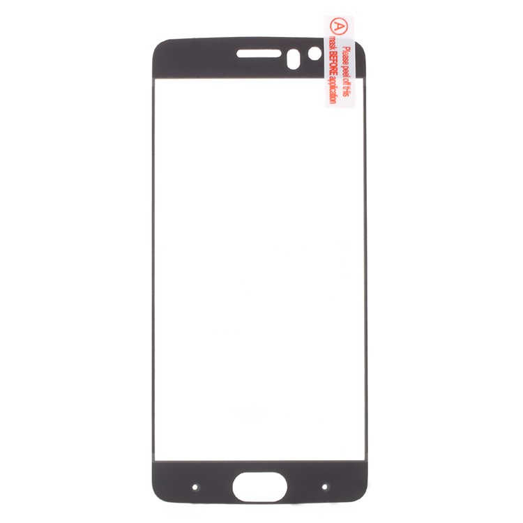 Full Size Silk Print Tempered Glass Screen Protector Film for OnePlus 5 - Black-2