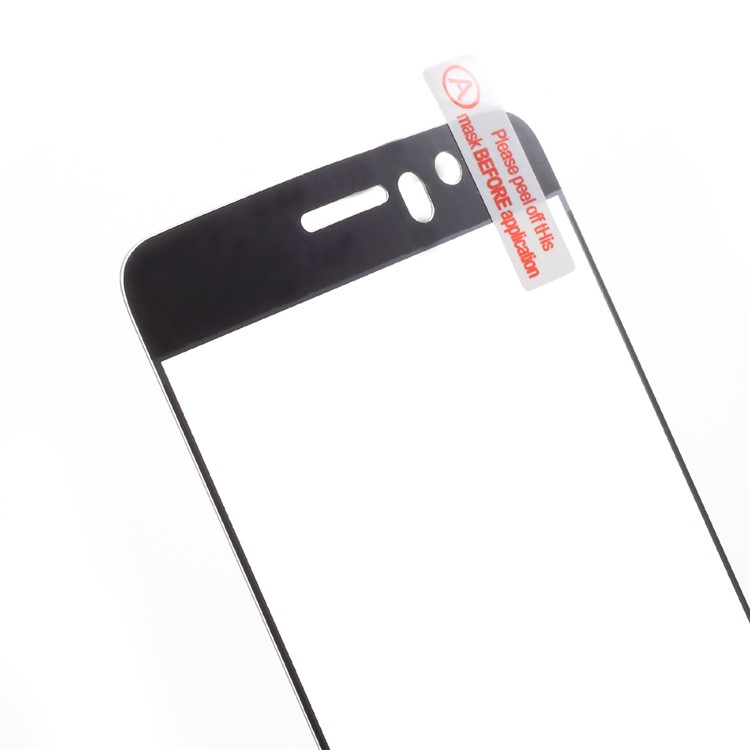 Full Size Silk Print Tempered Glass Screen Protector Film for OnePlus 5 - Black-6