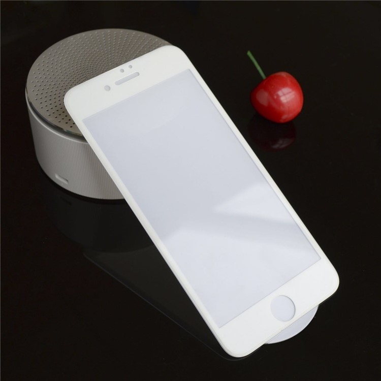 PDGD 3D Curved Full Glue Full Coverage 0.33mm Tempered Glass Protector Film for iPhone 7 Plus - White-1