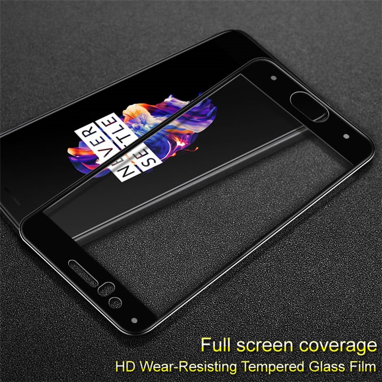 IMAK Full Size Tempered Glass Protector Film for OnePlus 5