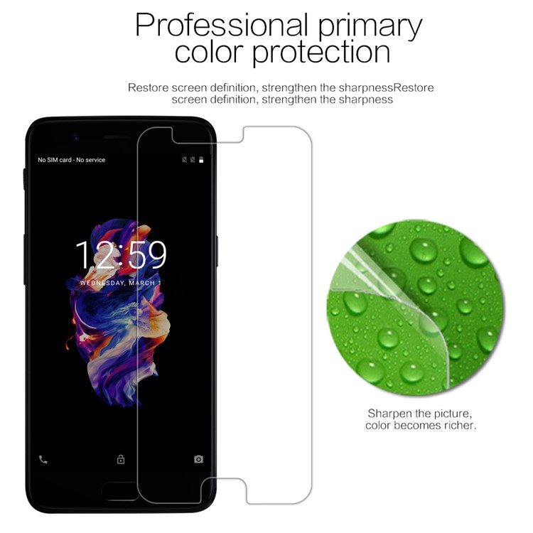 NILLKIN 0.13mm HD Anti-scratch Soft Screen Protector for OnePlus 5-2