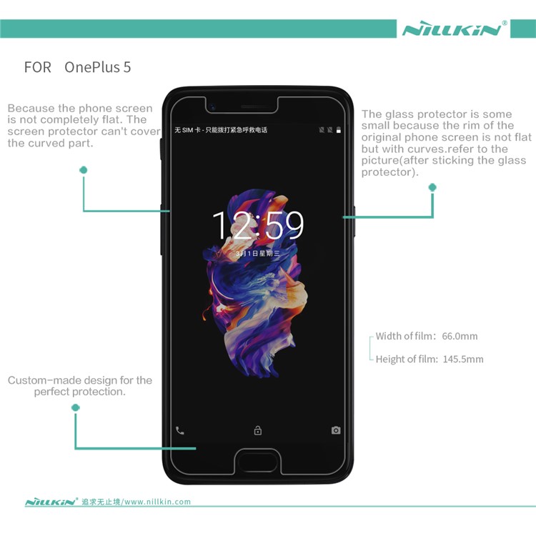 NILLKIN Matte Anti-glare Screen Protective Film for OnePlus 5-6