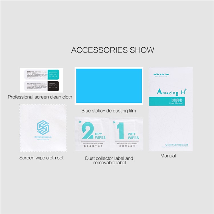 NILLKIN Amazing H+PRO Tempered Glass Screen Protector Anti-Explosion for OnePlus 5-11
