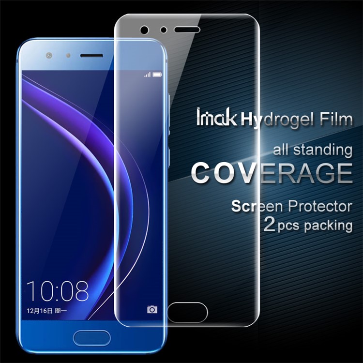 

IMAK 2Pcs Packing Full Screen Complete Covering Soft Hydrogel Protector Film for Huawei Honor 9