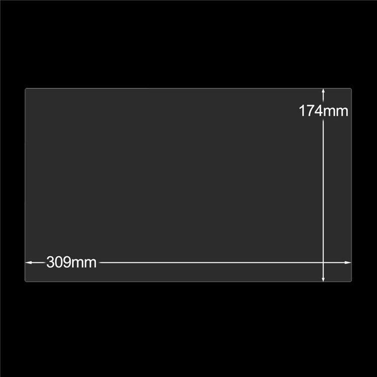 ENKAY 14-inch Universal Clear PET Screen Protector Film for ThinkPad E470 etc., Size: 309 x 174mm - Transparent-3