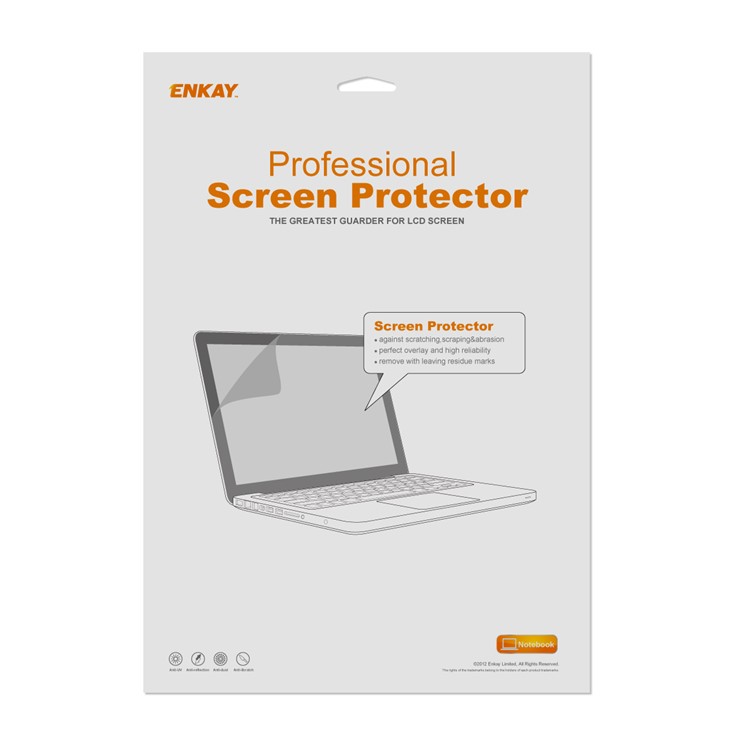 ENKAY 15-inch Universal Clear PET Screen Protector Film for Laptop with Screen Ratio 16:10, Size: 330 x 207mm-5