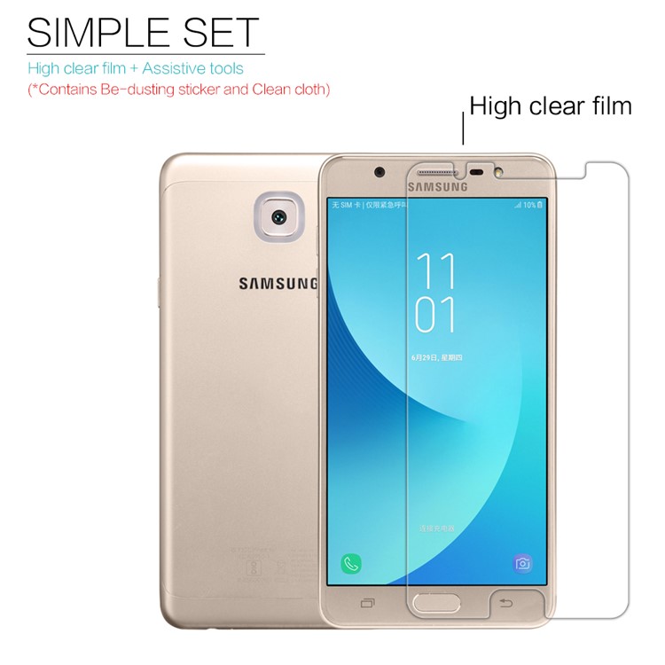 NILLKIN 0.13mm HD Anti-scratch Soft Screen for Samsung Galaxy J7 Max-5