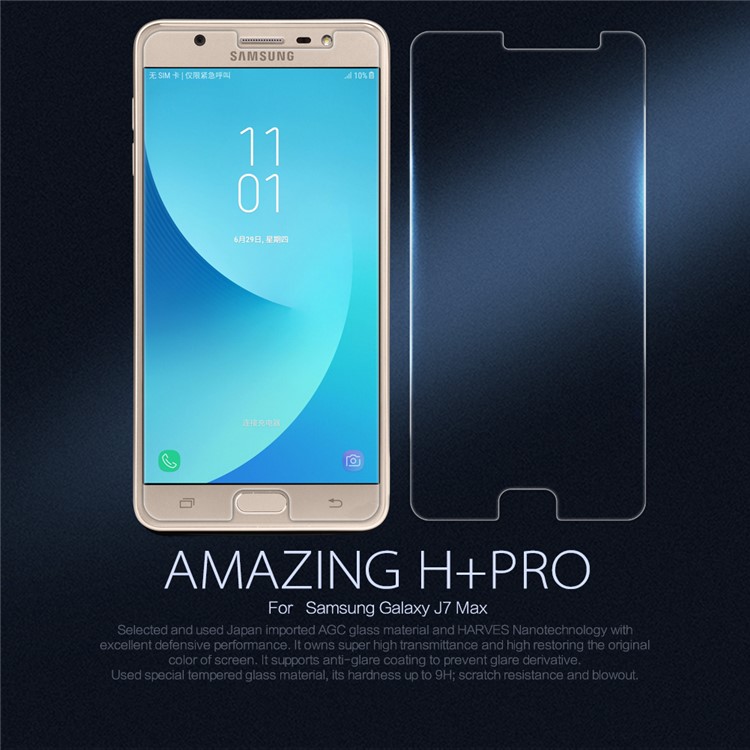 NILLKIN Amazing H+PRO Tempered Glass Screen Protector Anti-Explosion for Samsung Galaxy J7 Max-1