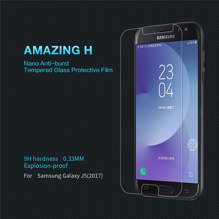 NILLKIN Amazing H Tempered Glass Screen Protector Anti-Explosion for Samsung Galaxy J5 (2017) EU Version-1