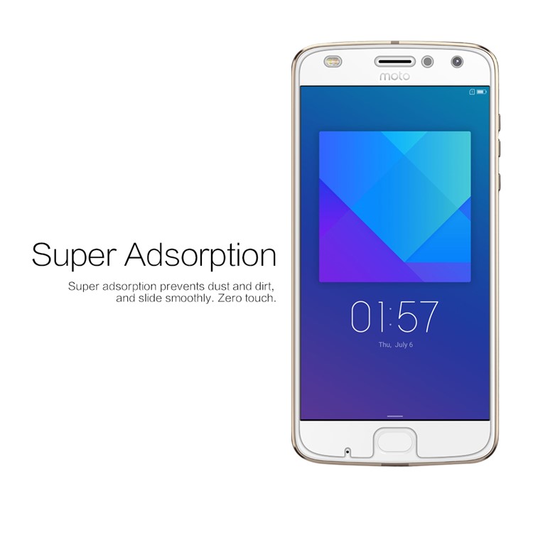 NILLKIN for Motorola Moto Z2 Play Anti-fingerprint HD Clear LCD Screen Protector Film-3