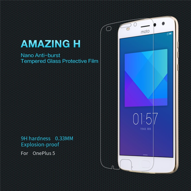 NILLKIN Amazing H Tempered Glass Screen Protector Anti-Explosion for Motorola Moto Z2 Play-1