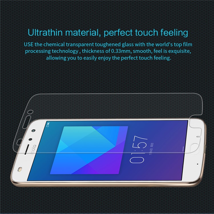 NILLKIN Amazing H Tempered Glass Screen Protector Anti-Explosion for Motorola Moto Z2 Play-5
