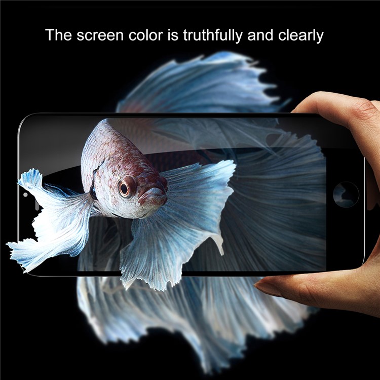 BASEUS 0.23mm Anti-peep Soft PET Edges Full Glue Full Screen Tempered Glass Screen Protector for iPhone 6s 6 - Black-4