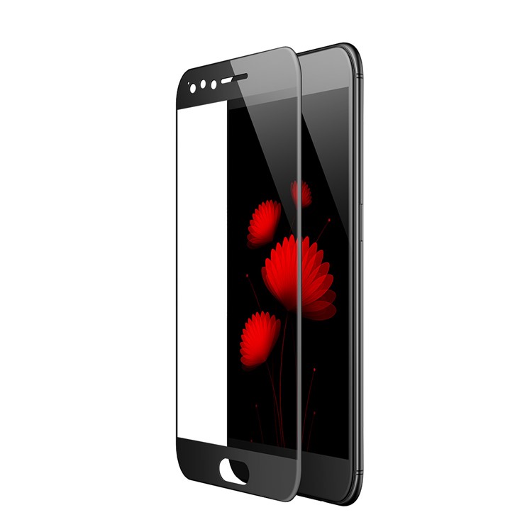 BASEUS 3D Arc Edges Soft PET Full Screen Tempered Glass Protector Film for OPPO R11 - Black-1