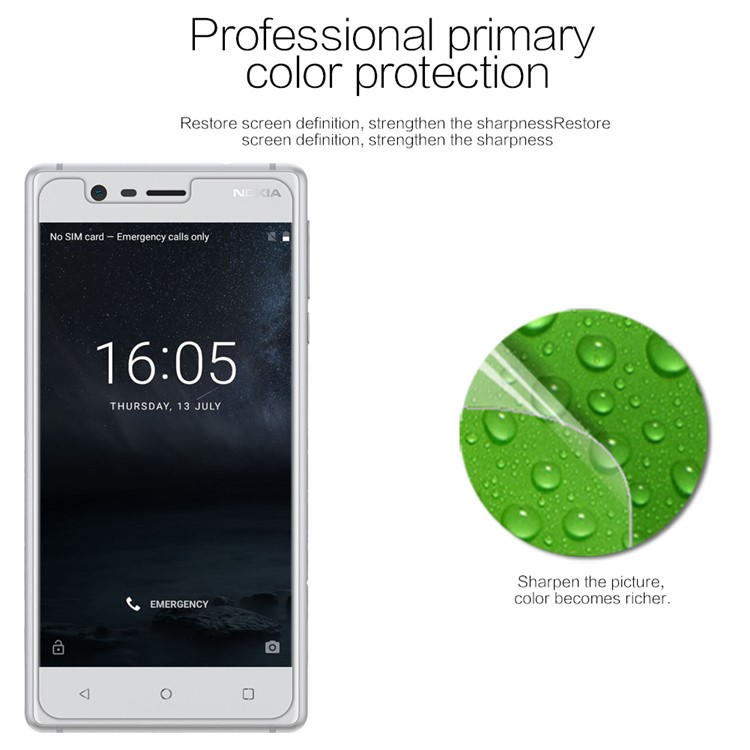 NILLKIN for Nokia 3 Anti-fingerprint HD Clear LCD Screen Protector Mobile Film-2