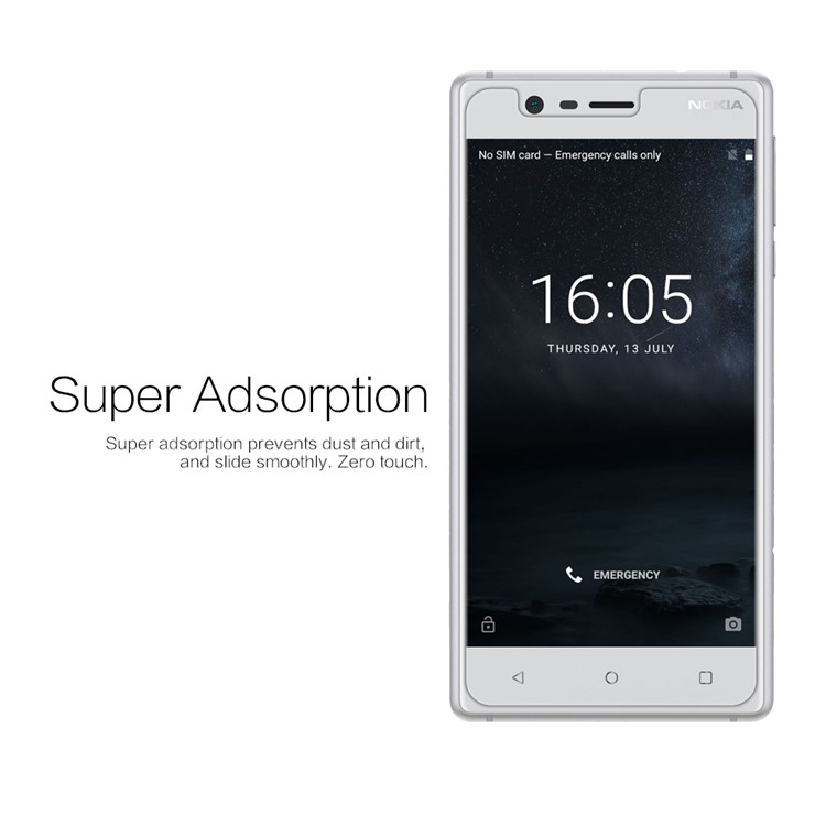 NILLKIN for Nokia 3 Anti-fingerprint HD Clear LCD Screen Protector Mobile Film-3