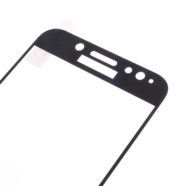 For Samsung Galaxy J7 (2017) EU Version Silk Print Full Cover Tempered Glass Screen Protector Film - Black-3