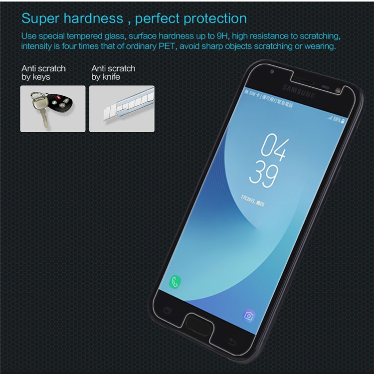 NILLKIN Amazing H Tempered Glass Screen Protector Anti-Explosion for Samsung Galaxy J3 (2017) EU Version-3