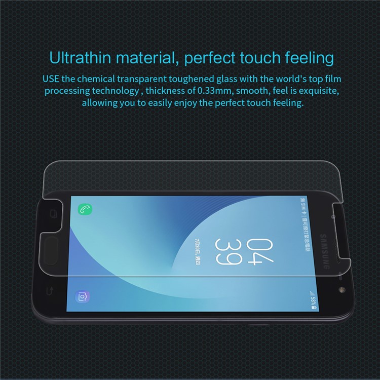 NILLKIN Amazing H Tempered Glass Screen Protector Anti-Explosion for Samsung Galaxy J3 (2017) EU Version-5
