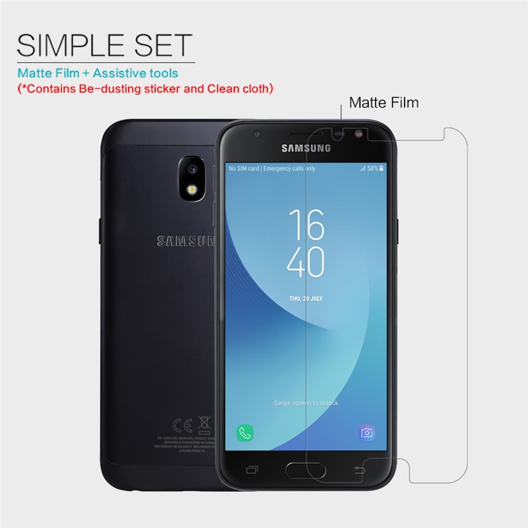 NILLKIN Screen Protector Scratch-resistant Guard Film for Samsung Galaxy J3 (2017) EU Version-4