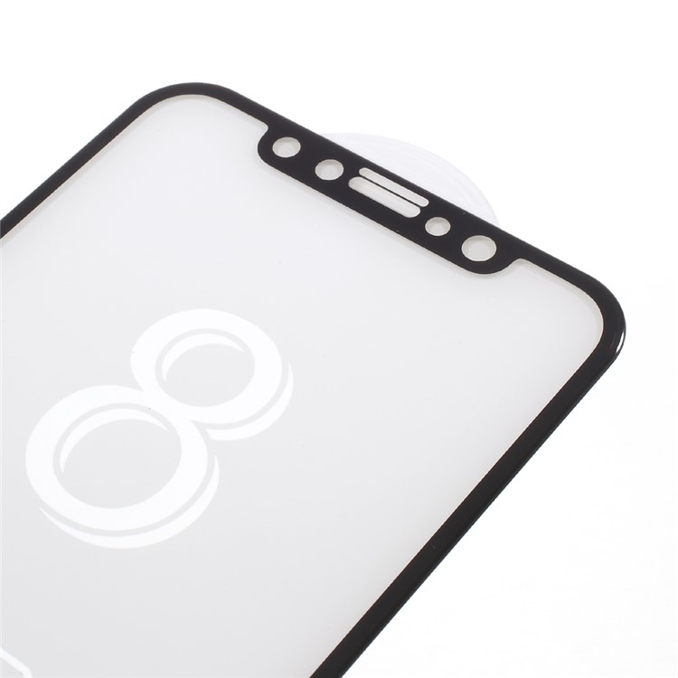 4D Full Coverage Tempered Glass Screen Protector Film for iPhone XS / X 5.8 inch - Black-3