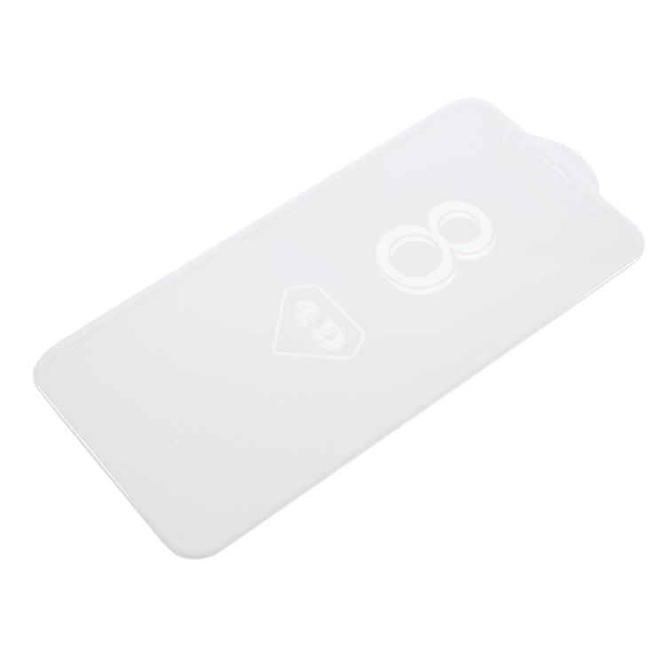 4D Tempered Glass Full Screen Guard Film for iPhone XS / X 5.8 inch - White-2
