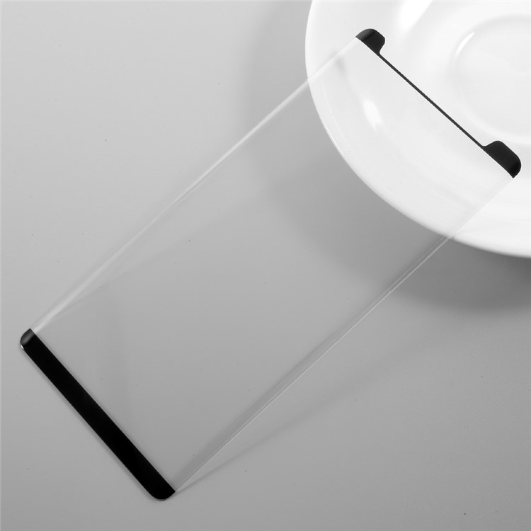 Full Size Tempered Glass Screen Protector Film (Opening on Top) for Samsung Galaxy Note 8 - Black-1