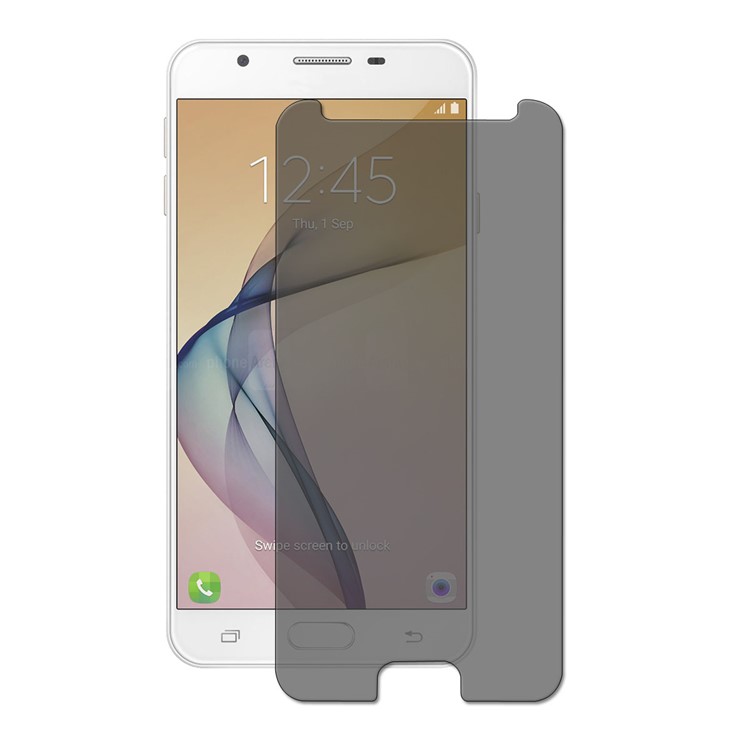 HAT PRINCE 2.5D Anti-Peep Tempered Glass Screen Protector 0.26mm 9H Arc Edge for Samsung Galaxy J7 Prime / J7 (2017) EU / US Version-2