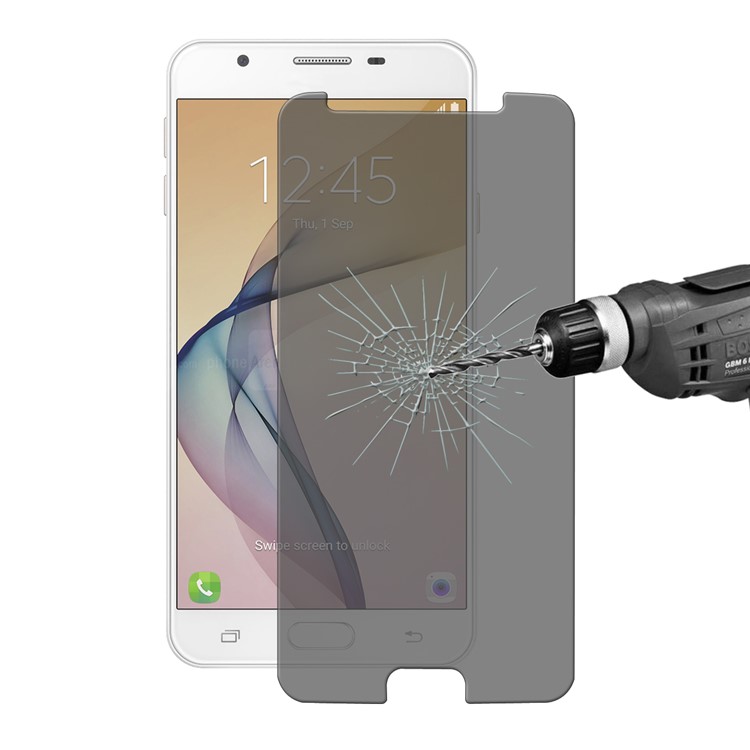 HAT PRINCE 2.5D Anti-Peep Tempered Glass Screen Protector 0.26mm 9H Arc Edge for Samsung Galaxy J3 (2017) EU / US Version-1