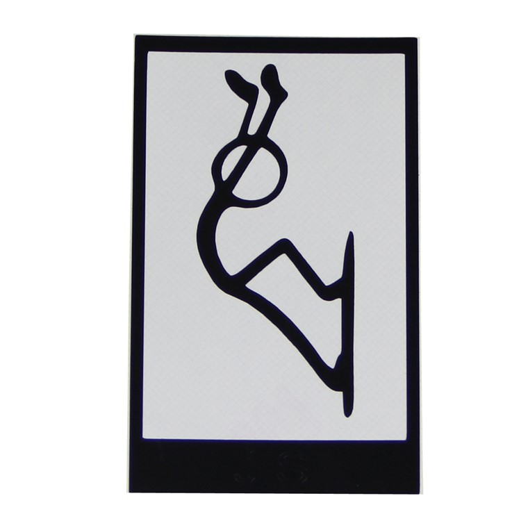 HAT PRINCE Creative PVC Decal Sticker for iPhone X/8/8 Plus etc. - Man Is Pushing-2
