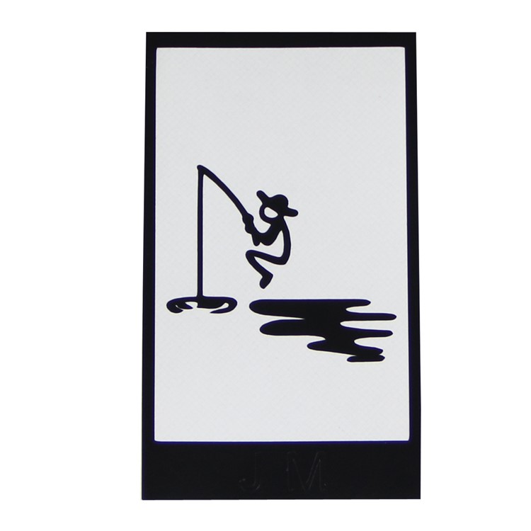HAT PRINCE Decorative Decal Sticker PVC Sticker for iPhone X/8/8 Plus etc. - Man is Fishing-2