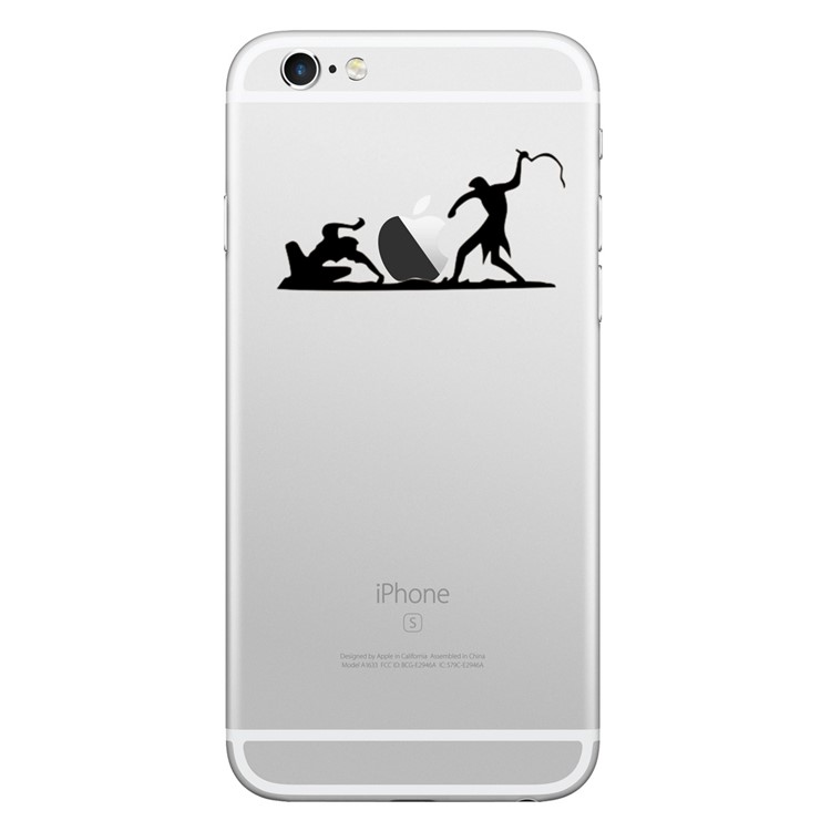 HAT PRINCE Creative PVC Decal Sticker Film for iPhone X/8/8 Plus etc. - Men Are Working-1