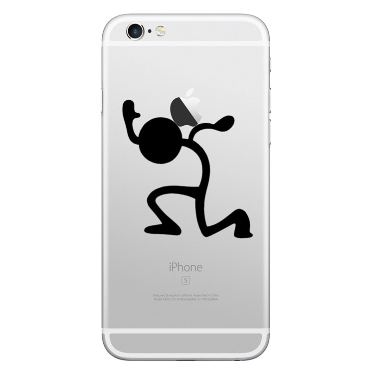 HAT PRINCE Decorative Decal Sticker PVC Sticker for iPhone X/8/8 Plus etc. - Man Is Carrying-1