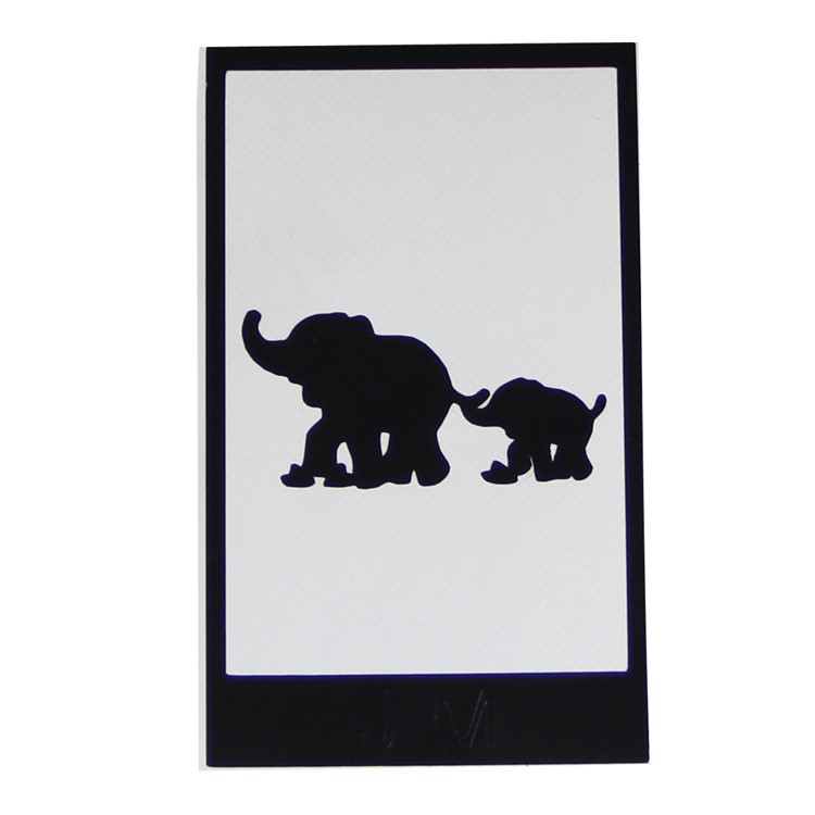 HAT PRINCE Creative PVC Decal Sticker for iPhone X/8/8 Plus - Elephants-2
