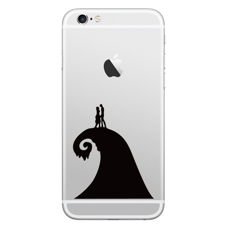 HAT PRINCE Creative PVC Decal Sticker Skin for iPhone X/8/8 Plus - Lovers-1