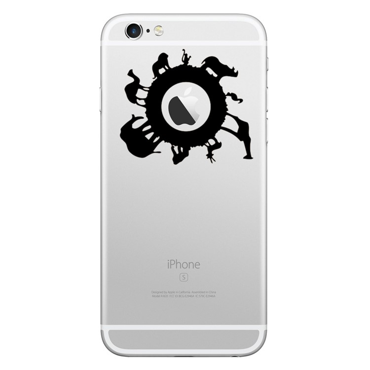 HAT PRINCE Creative PVC Decal Sticker for iPhone X/8/8 Plus etc. - Biologic Chain-1