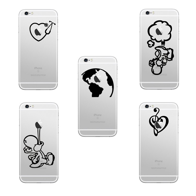 HAT PRINCE Creative PVC Decal Sticker for iPhone X/8/8 Plus etc. - Biologic Chain-3