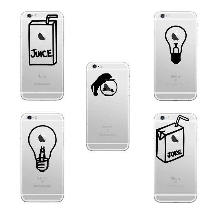 HAT PRINCE Creative PVC Decal Sticker for iPhone X/8/8 Plus etc. - Biologic Chain-5