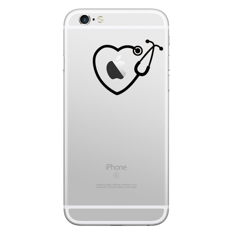 HAT PRINCE Creative PVC Decals Stickers for iPhone X/8/8 Plus etc. - Heart-1