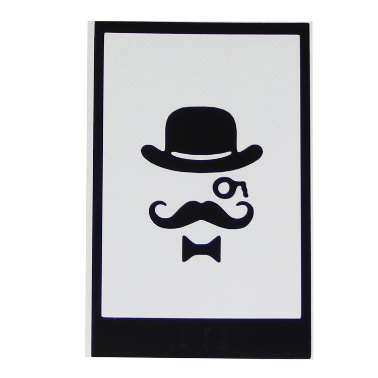 HAT PRINCE Chic Creative PVC Decal Sticker for iPhone X/8/8 Plus etc. - Businessman-2