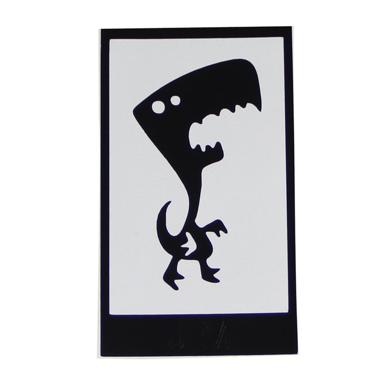 HAT PRINCE Chic PVC Decal Stickers for iPhone X/8/8 Plus etc. - Cartoon Dinosaur-2