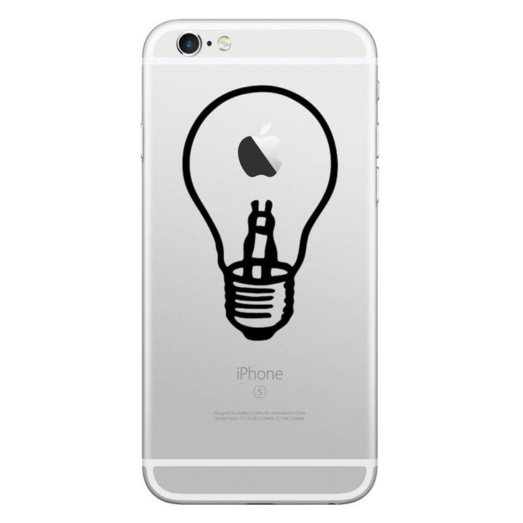 HAT PRINCE Chic PVC Decals Sticker for iPhone X/8/8 Plus etc. - Couple in Bulb-1