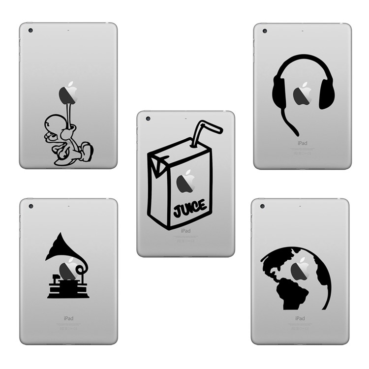 HAT PRINCE Creative Decal Sticker for iPad 9.7 (2017)/iPad Air 2/iPad Mini 5 etc. - Cartoon Figure-4