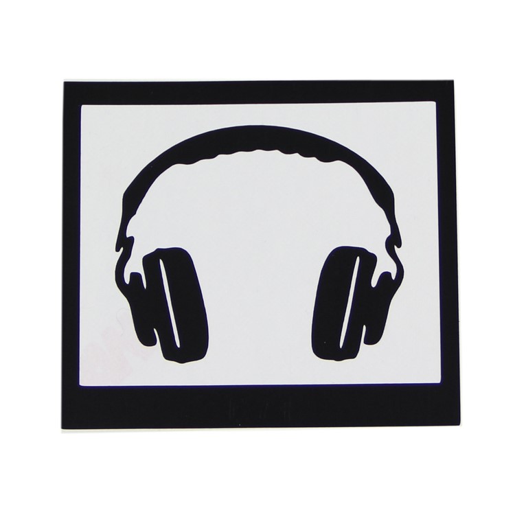 HAT PRINCE Decorative PVC Decal Sticker for iPad 9.7 (2017)/iPad Air 2/iPad Mini 5 etc. - Headphone-2