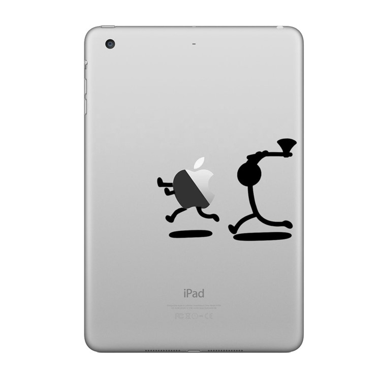 HAT PRINCE Chic PVC Decal Stickers for iPad - Chop Apple-1