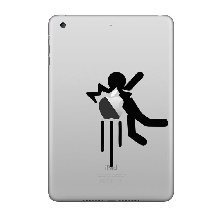HAT PRINCE Chic PVC Decals Stickers for iPad - Tumbling Man-1