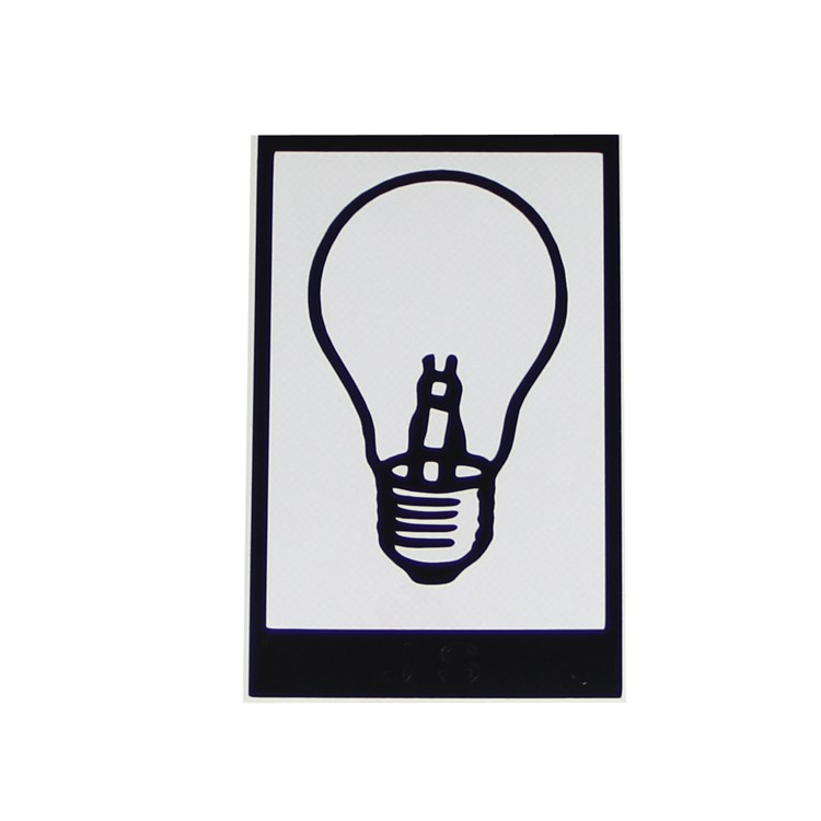 HAT PRINCE Chic Creative PVC Decal Sticker for iPad - Couple in Bulb-2