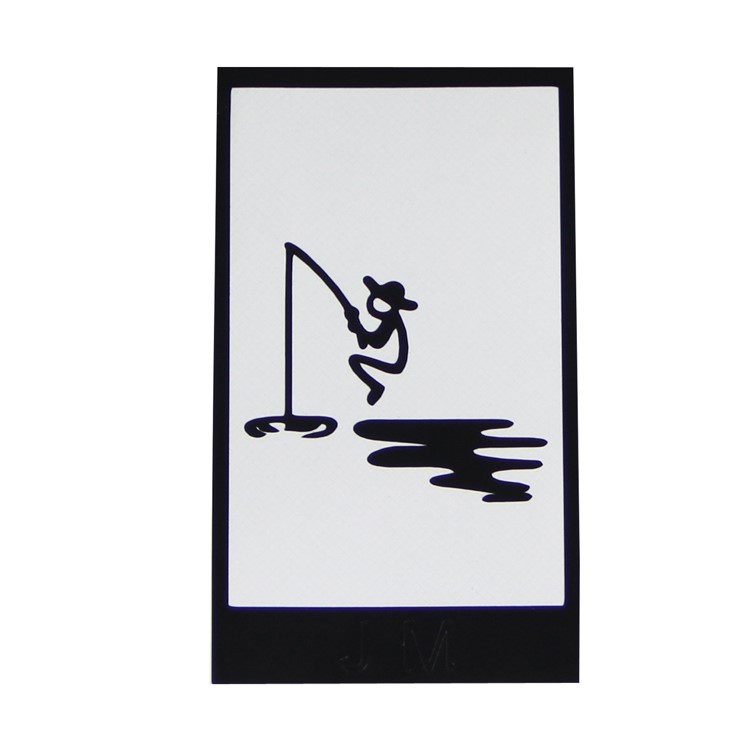 HAT PRINCE Creative PVC Decoration Sticker for iPad - Fishing-2