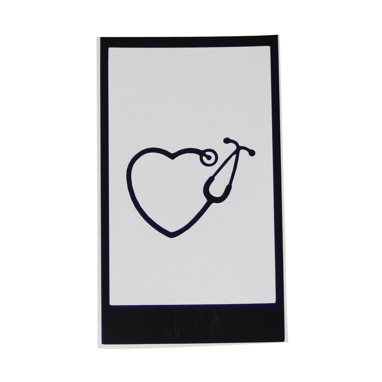 HAT PRINCE Chic Creative PVC Decoration Sticker for iPad - Heart-2